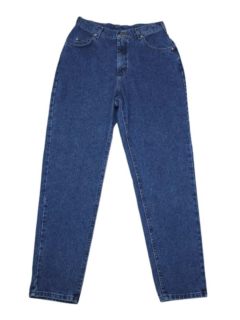 Lee Womens High-Waisted Straight Leg Denim Jeans Size 12 Medium